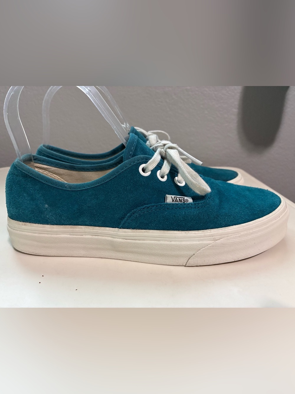 Vans Teal Suede Low-Top Sneakers unisex M 5.5 W7